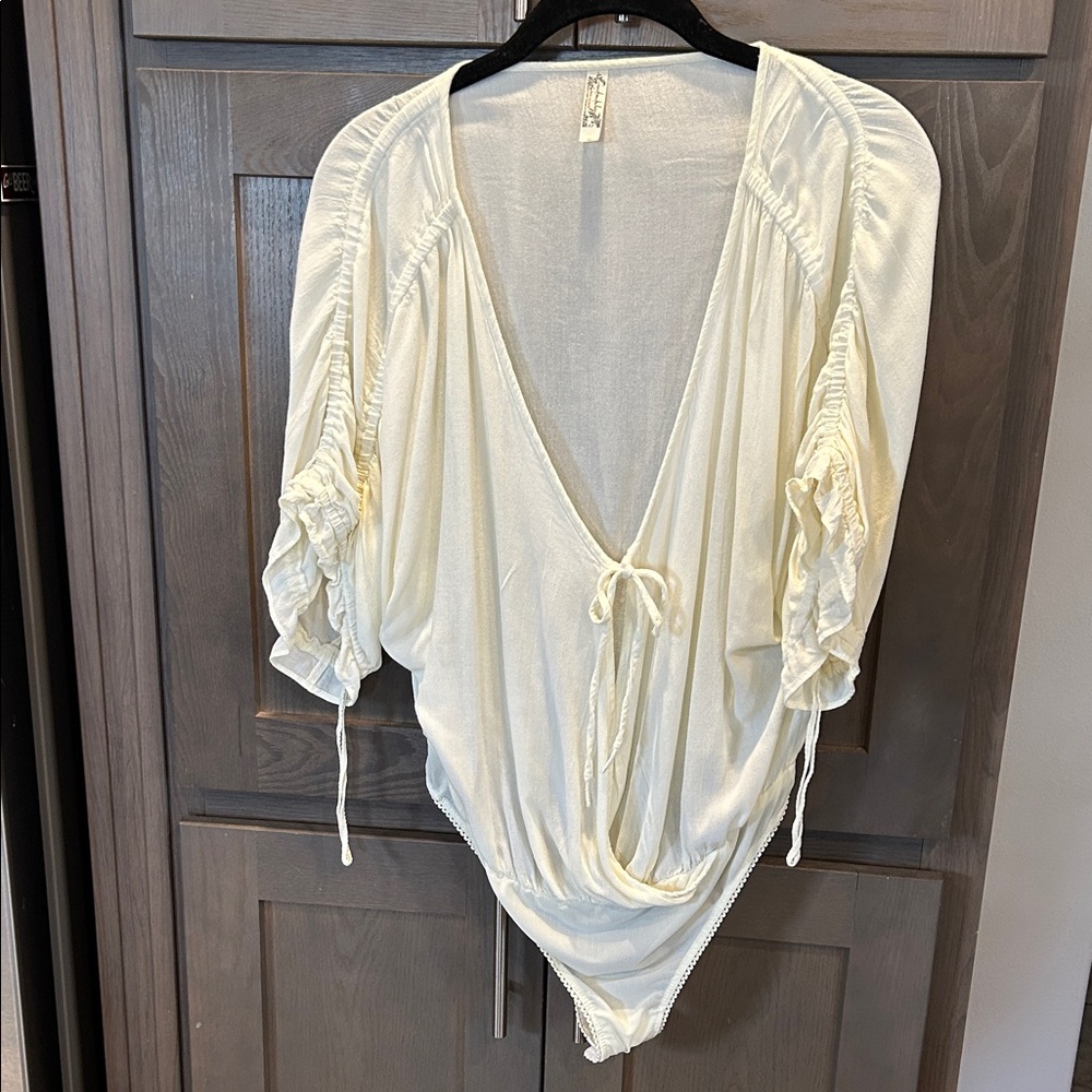 Free People Light Gray Fabric